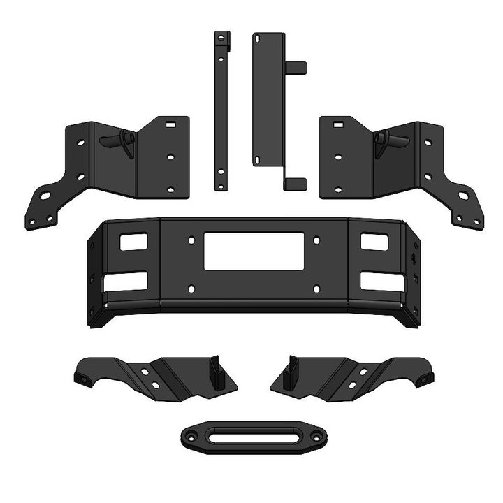 Hidden Winch Mount | 2013-2018 RAM 2500-3500 [6.7L Cummins]