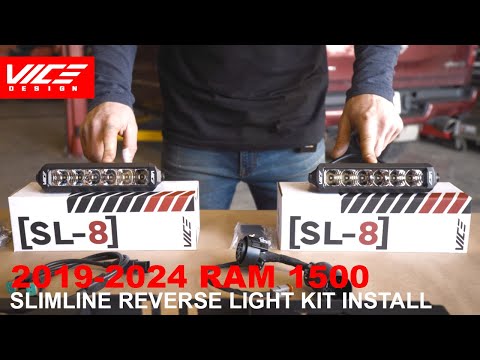 Slimline Reverse LED Light Kit | 5th Gen | 2019 - 2024 RAM 1500 & Rebel