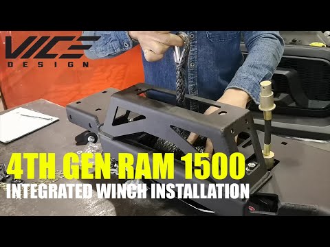 RAM 1500 (2013-2018) Hidden Winch Mount