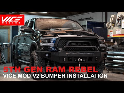 MOD V2 Front Bumper | 5th Gen | 2019 - 2024 RAM Rebel