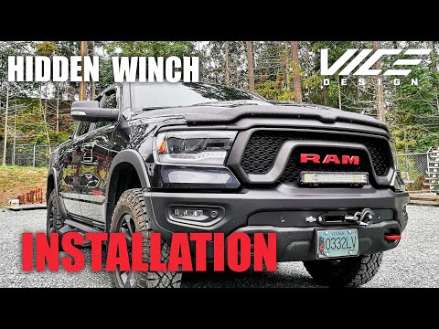 Hidden Winch Mount | 5th Gen |  2019-2024 RAM 1500 DT